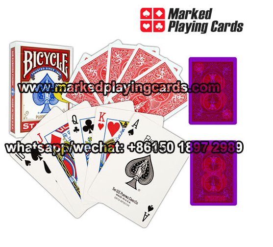 infrared invisible ink marked playing cards